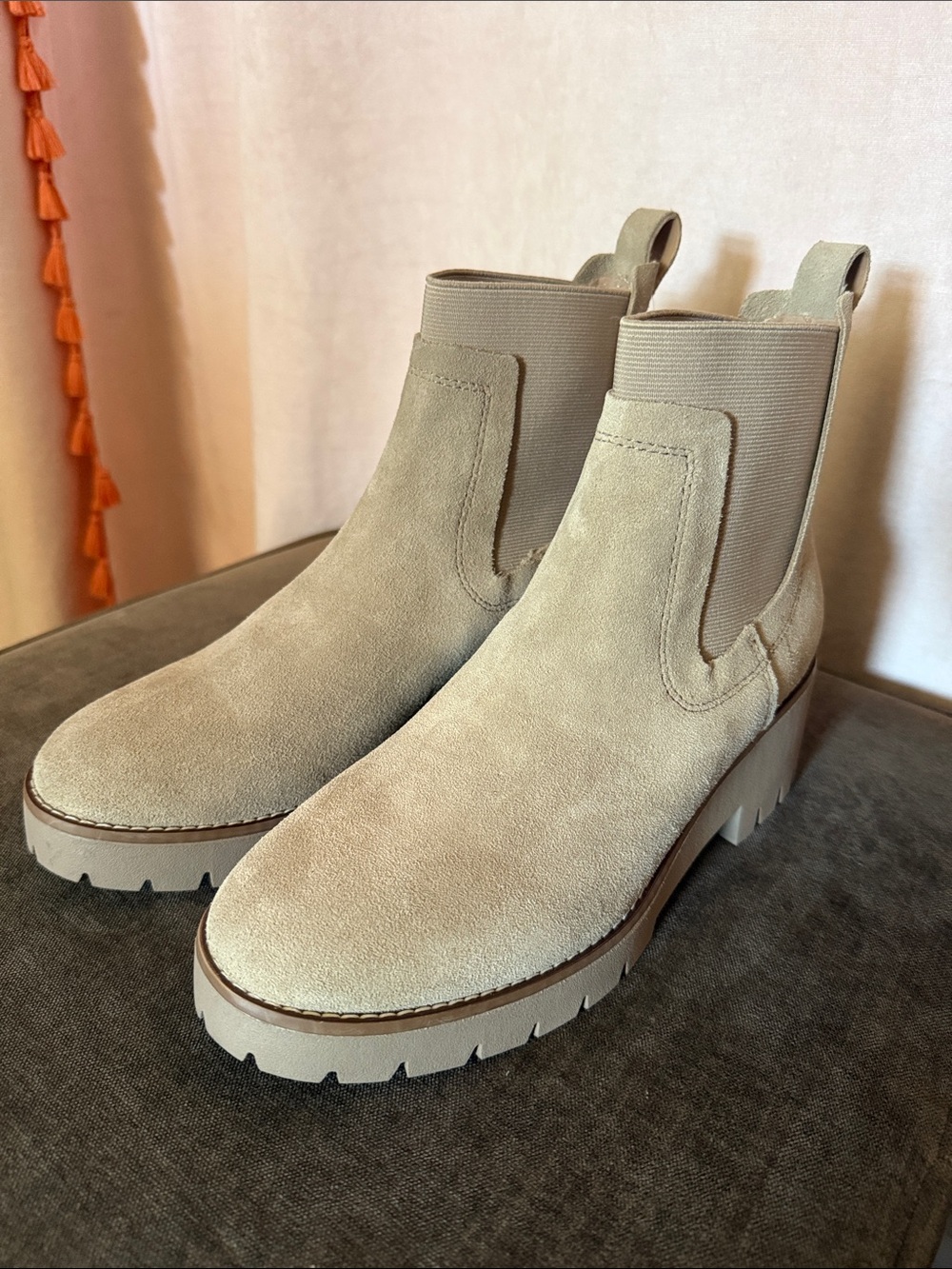 Aqua College Suede Chelsea waterproof ankle boots